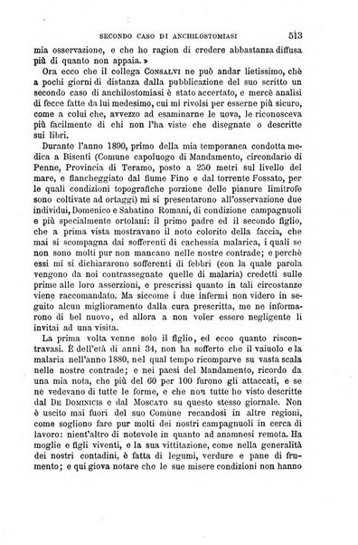 Il morgagni giornale indirizzato al progresso della medicina. Parte 1., Archivio o Memorie originali