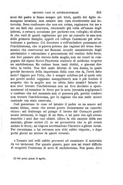 Il morgagni giornale indirizzato al progresso della medicina. Parte 1., Archivio o Memorie originali