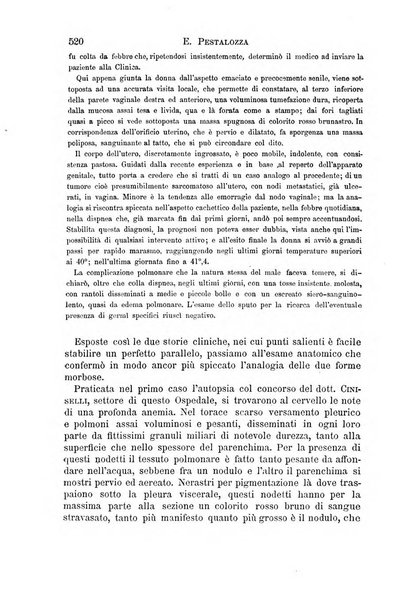 Il morgagni giornale indirizzato al progresso della medicina. Parte 1., Archivio o Memorie originali