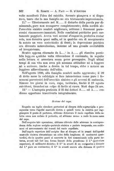 Il morgagni giornale indirizzato al progresso della medicina. Parte 1., Archivio o Memorie originali