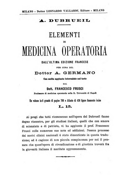 Il morgagni giornale indirizzato al progresso della medicina. Parte 1., Archivio o Memorie originali