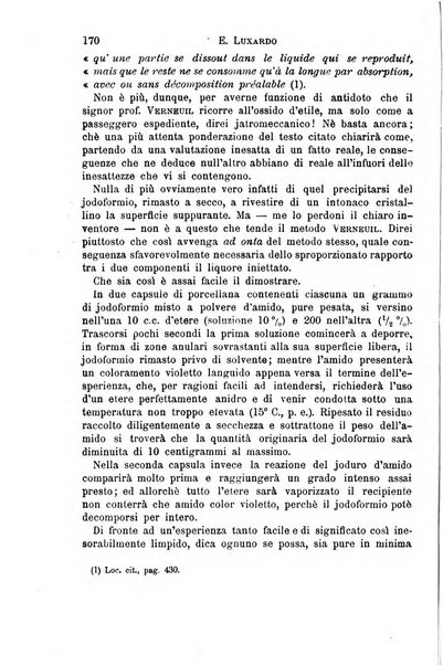 Il morgagni giornale indirizzato al progresso della medicina. Parte 1., Archivio o Memorie originali