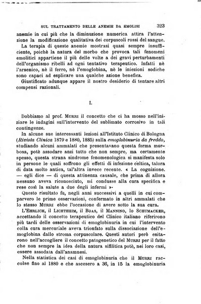 Il morgagni giornale indirizzato al progresso della medicina. Parte 1., Archivio o Memorie originali