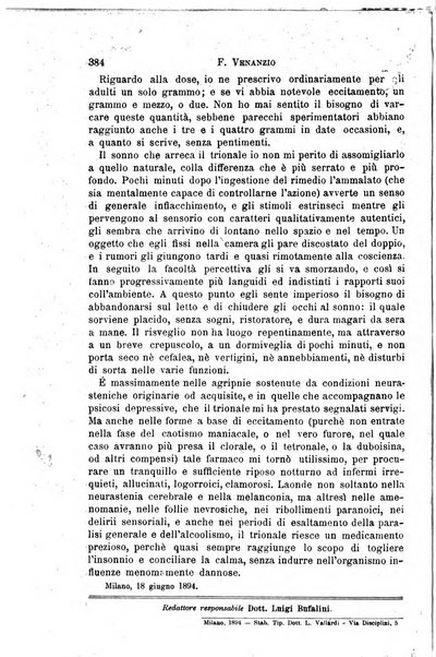 Il morgagni giornale indirizzato al progresso della medicina. Parte 1., Archivio o Memorie originali