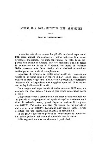 Il morgagni giornale indirizzato al progresso della medicina. Parte 1., Archivio o Memorie originali