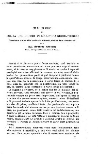 Il morgagni giornale indirizzato al progresso della medicina. Parte 1., Archivio o Memorie originali