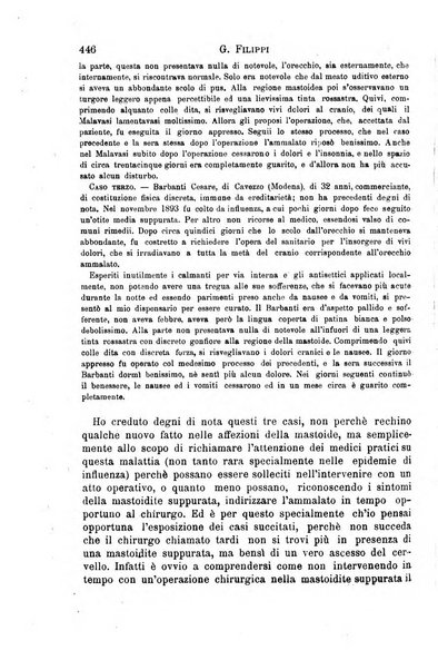 Il morgagni giornale indirizzato al progresso della medicina. Parte 1., Archivio o Memorie originali