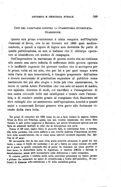 Il morgagni giornale indirizzato al progresso della medicina. Parte 1., Archivio o Memorie originali