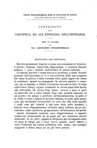 Il morgagni giornale indirizzato al progresso della medicina. Parte 1., Archivio o Memorie originali