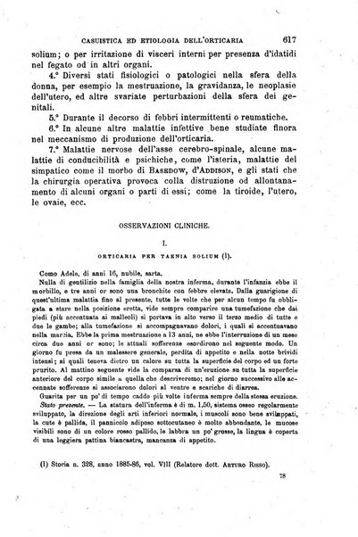 Il morgagni giornale indirizzato al progresso della medicina. Parte 1., Archivio o Memorie originali