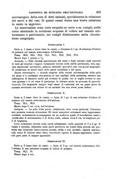 Il morgagni giornale indirizzato al progresso della medicina. Parte 1., Archivio o Memorie originali