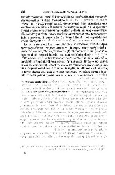 Il morgagni giornale indirizzato al progresso della medicina. Parte 1., Archivio o Memorie originali