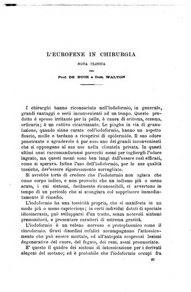 Il morgagni giornale indirizzato al progresso della medicina. Parte 1., Archivio o Memorie originali