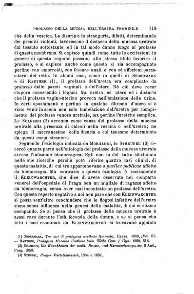 Il morgagni giornale indirizzato al progresso della medicina. Parte 1., Archivio o Memorie originali