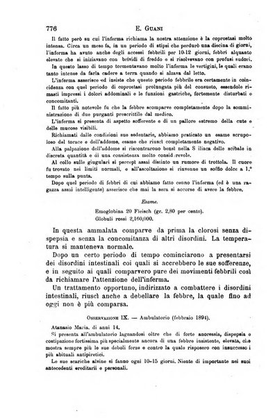 Il morgagni giornale indirizzato al progresso della medicina. Parte 1., Archivio o Memorie originali