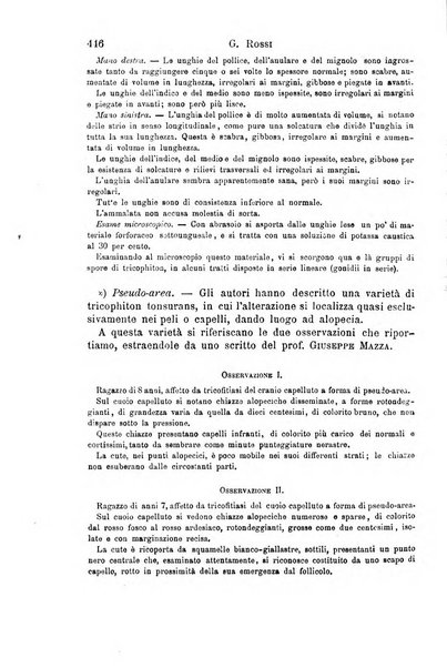 Il morgagni giornale indirizzato al progresso della medicina. Parte 1., Archivio o Memorie originali