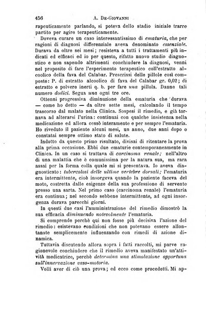 Il morgagni giornale indirizzato al progresso della medicina. Parte 1., Archivio o Memorie originali