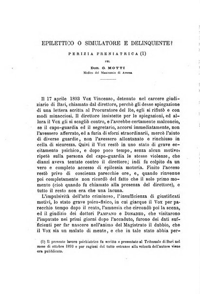 Il morgagni giornale indirizzato al progresso della medicina. Parte 1., Archivio o Memorie originali