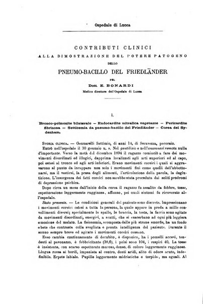 Il morgagni giornale indirizzato al progresso della medicina. Parte 1., Archivio o Memorie originali