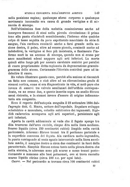 Il morgagni giornale indirizzato al progresso della medicina. Parte 1., Archivio o Memorie originali