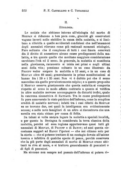 Il morgagni giornale indirizzato al progresso della medicina. Parte 1., Archivio o Memorie originali