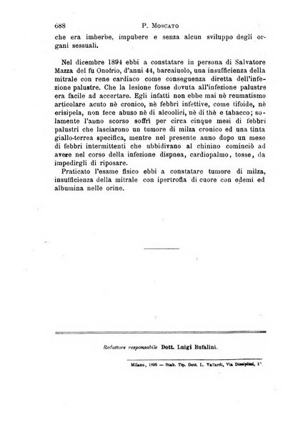 Il morgagni giornale indirizzato al progresso della medicina. Parte 1., Archivio o Memorie originali