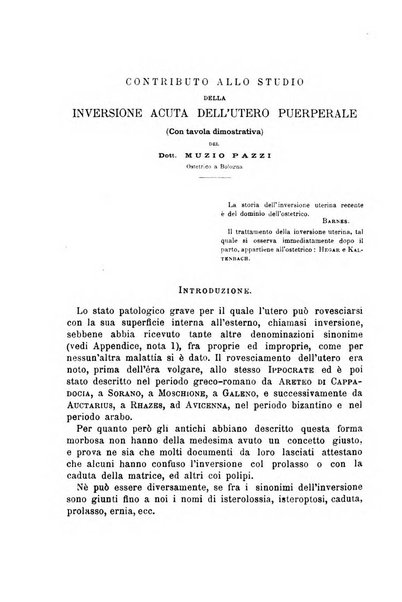 Il morgagni giornale indirizzato al progresso della medicina. Parte 1., Archivio o Memorie originali