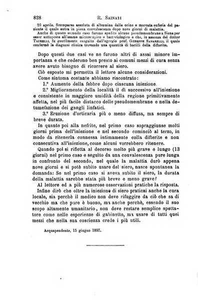 Il morgagni giornale indirizzato al progresso della medicina. Parte 1., Archivio o Memorie originali