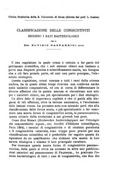 Il morgagni giornale indirizzato al progresso della medicina. Parte 1., Archivio o Memorie originali