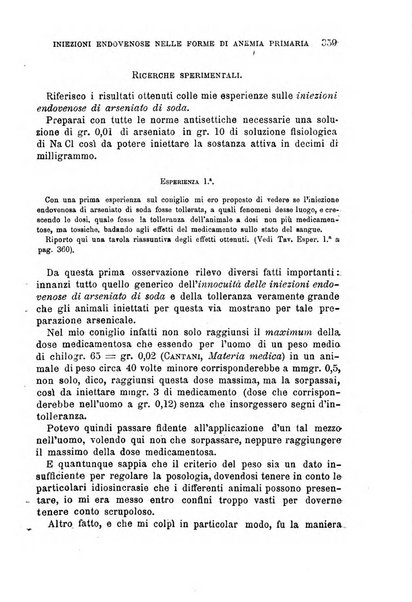 Il morgagni giornale indirizzato al progresso della medicina. Parte 1., Archivio o Memorie originali