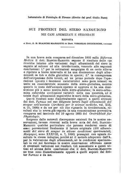 Il morgagni giornale indirizzato al progresso della medicina. Parte 1., Archivio o Memorie originali