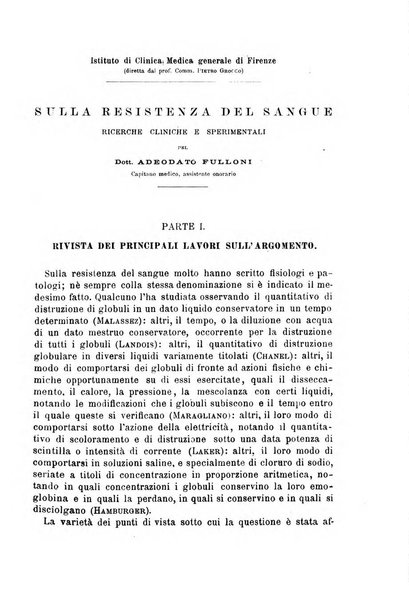 Il morgagni giornale indirizzato al progresso della medicina. Parte 1., Archivio o Memorie originali