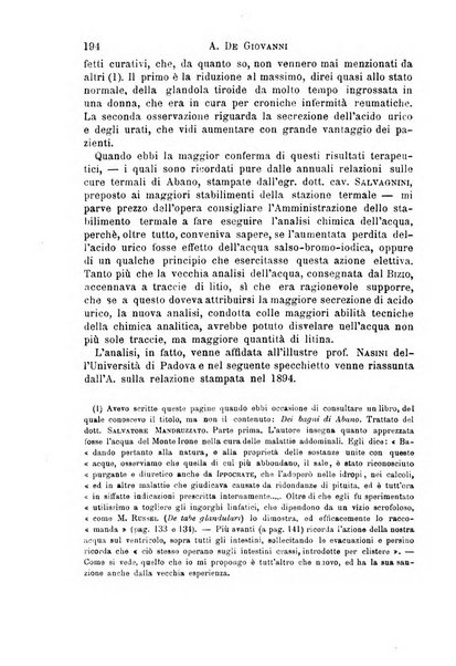 Il morgagni giornale indirizzato al progresso della medicina. Parte 1., Archivio o Memorie originali