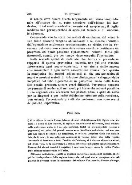 Il morgagni giornale indirizzato al progresso della medicina. Parte 1., Archivio o Memorie originali