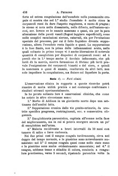 Il morgagni giornale indirizzato al progresso della medicina. Parte 1., Archivio o Memorie originali