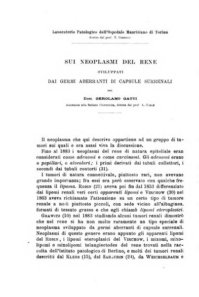 Il morgagni giornale indirizzato al progresso della medicina. Parte 1., Archivio o Memorie originali