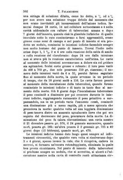 Il morgagni giornale indirizzato al progresso della medicina. Parte 1., Archivio o Memorie originali