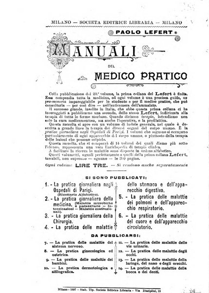 Il morgagni giornale indirizzato al progresso della medicina. Parte 1., Archivio o Memorie originali