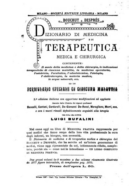 Il morgagni giornale indirizzato al progresso della medicina. Parte 1., Archivio o Memorie originali