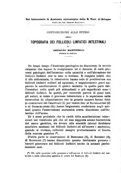 Il morgagni giornale indirizzato al progresso della medicina. Parte 1., Archivio o Memorie originali