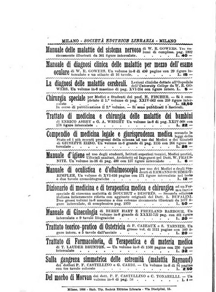 Il morgagni giornale indirizzato al progresso della medicina. Parte 1., Archivio o Memorie originali