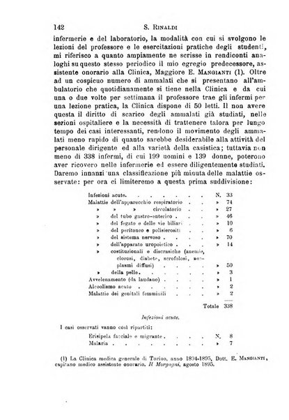 Il morgagni giornale indirizzato al progresso della medicina. Parte 1., Archivio o Memorie originali