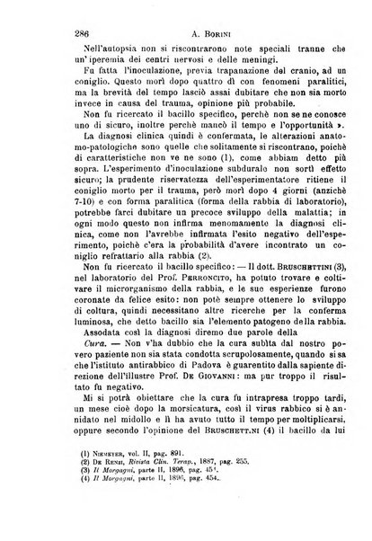 Il morgagni giornale indirizzato al progresso della medicina. Parte 1., Archivio o Memorie originali