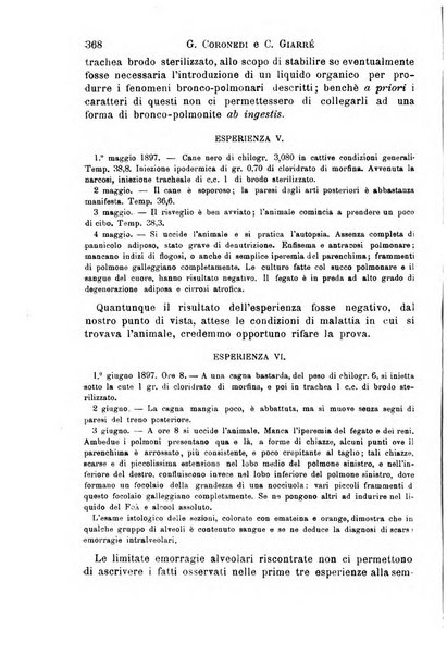 Il morgagni giornale indirizzato al progresso della medicina. Parte 1., Archivio o Memorie originali