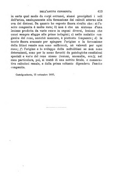 Il morgagni giornale indirizzato al progresso della medicina. Parte 1., Archivio o Memorie originali