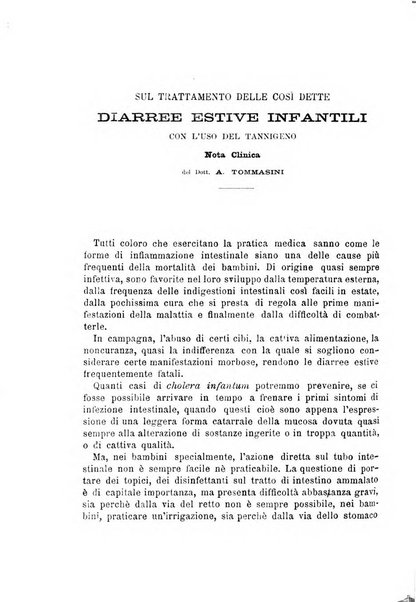 Il morgagni giornale indirizzato al progresso della medicina. Parte 1., Archivio o Memorie originali