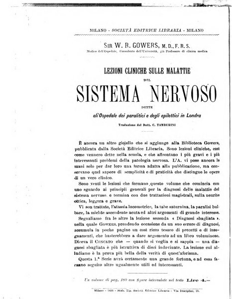 Il morgagni giornale indirizzato al progresso della medicina. Parte 1., Archivio o Memorie originali