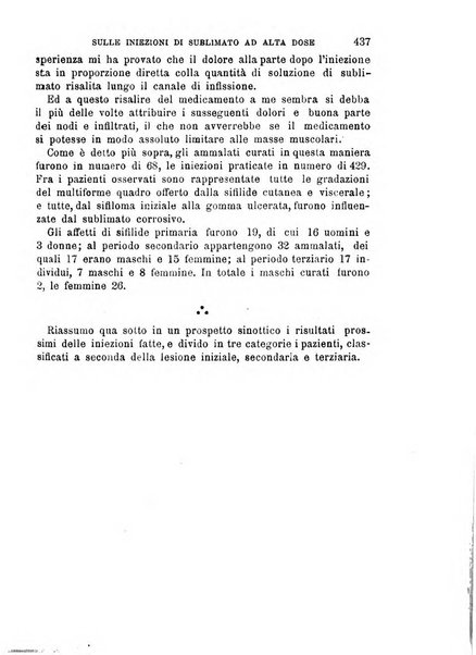 Il morgagni giornale indirizzato al progresso della medicina. Parte 1., Archivio o Memorie originali