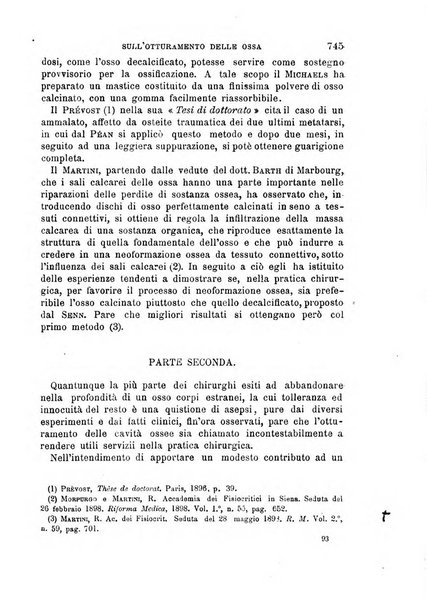 Il morgagni giornale indirizzato al progresso della medicina. Parte 1., Archivio o Memorie originali