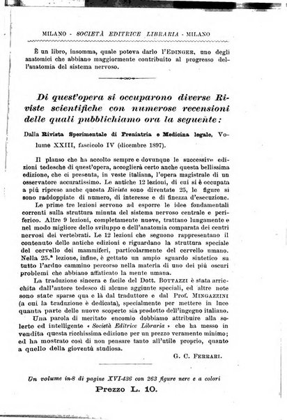 Il morgagni giornale indirizzato al progresso della medicina. Parte 1., Archivio o Memorie originali